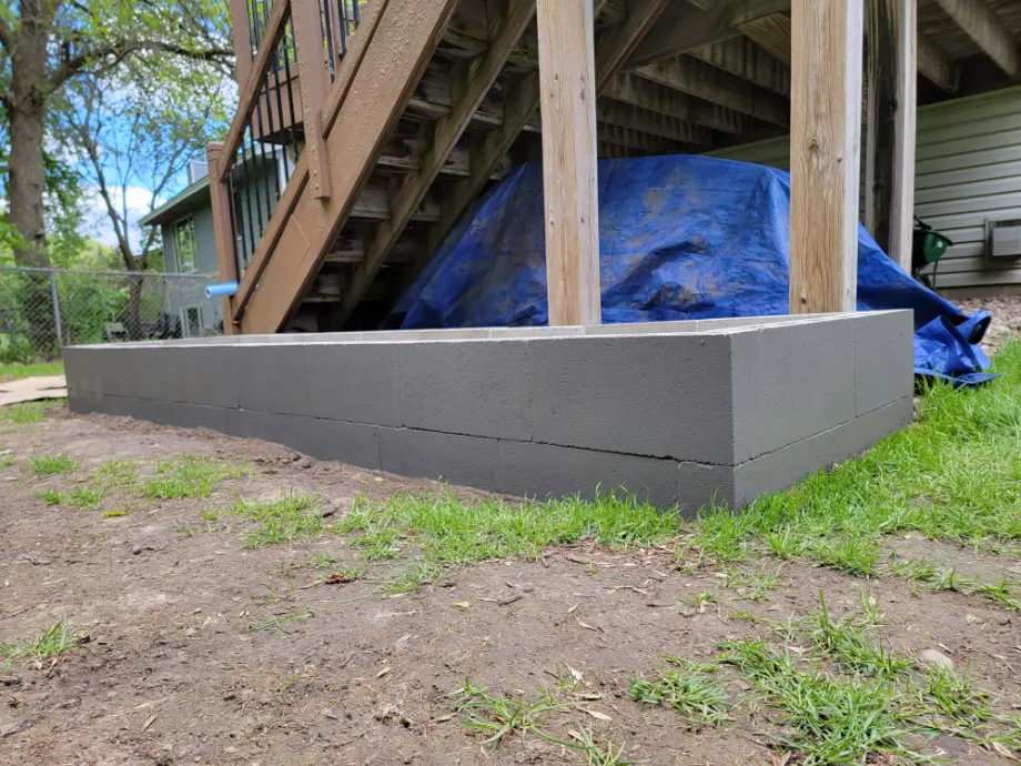 Painted Raised Bed