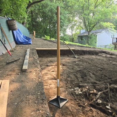 picture of an 8x8 steel tamper