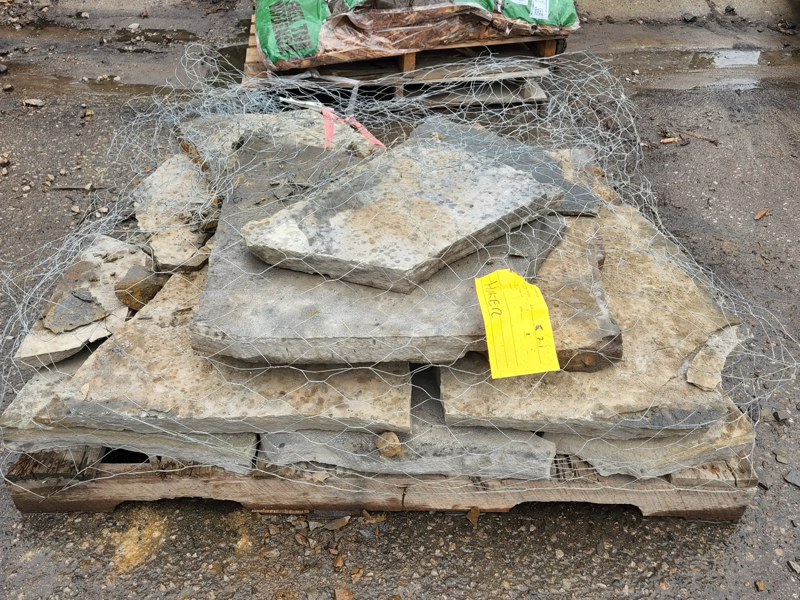 pallet of flagstone